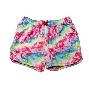 The Children's Place Pink and Blue Tie-Dye Shorts